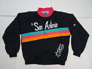 ■0128■サンアントニオ スパーズ San Antonio Spurs NBA チャンピオン Champion ジャケット L ●