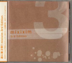 帯付CD★mixixim 3rd edition★歌詞カード無し