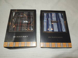 新品☆2枚まとめ売り☆バーバリー（BURBERRY）メンズトランクス☆ボクサーパンツ☆アンダーウエアx2枚（Lサイズ）