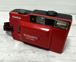 ■希少レア■ Konica TOMATO AUTO DATE コンパクトフィルムカメラ フィルムカメラ コンパクトカメラ コニカ トマト カメラ ジャンク