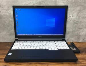 1円～ ●富士通 LIFEBOOK A746/P / Core i7 6600U (2.60GHz) / メモリ 8GB / SSD 256GB / DVD / 15.6型 フルHD (1920×1080) / Win10 Pro