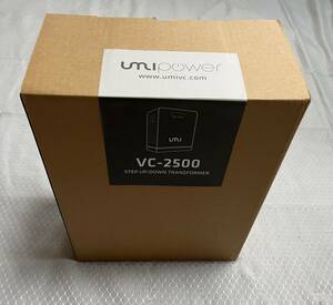 現状品極美品　UMI 降圧器VC-2500 220V to 100v 