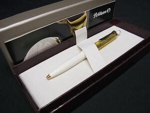 1円 ■極美品■ Pelikan ペリカン スーベレーン K400 ボールペン 文房具 筆記用具 ステーショナリー イエロー系×ホワイト系 FC0615