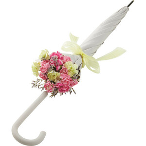 母の日専用 花 メッセージカード付 アンブレラ＆マザーズカーネーションの花束 24-6712-032