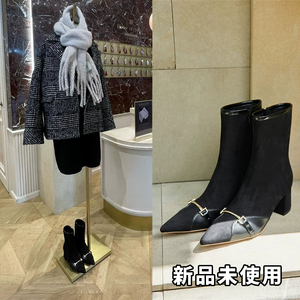 ハーリップトゥ Cambon Ankle Boots ブーツ ブラック L しゃるのクローゼット