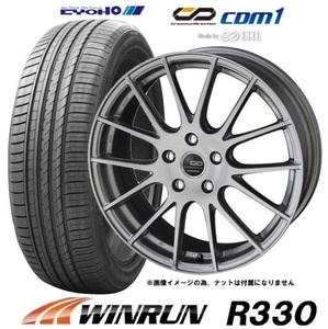 取寄せ品 新品4本SET 共豊 CDM1 7.0J+48 5H-100 ウィンラン R330 215/45R18インチ BP系 レガシィツーリングワゴン BL系 レガシィB4