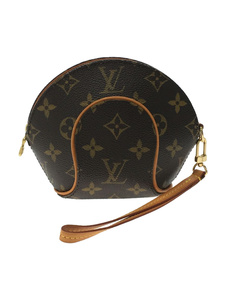 LOUIS VUITTON◆ミニエリプス_モノグラム/ポーチ/PVC/BRW/M51129/パイピングスレ有