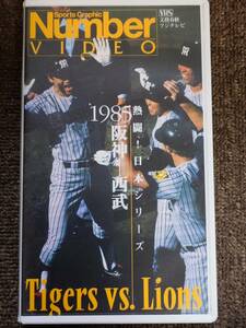 ビデオ Nunber VIDEO 熱闘！ 日本シリーズ 1985 阪神ー西武 [VHS］