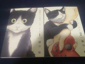 猫暮らしのゲーマーさん１巻２巻セット★灘谷航