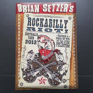 ポスター★ブライアン・セッツァー☆Brian Setzer