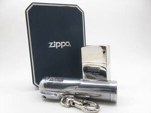 ◆◇ZIPPO ジッポー SINCE 1932 No,143 2002年製 ライター 携帯灰皿 喫煙具 箱付◇◆