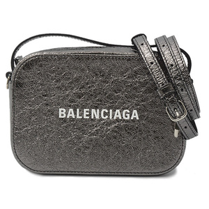 バレンシアガ バッグ レディース カメラバッグ XS 2WAY カーフ メタリックグレー BALENCIAGA 608653 中古