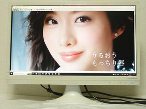 AD222EW 【高画質/高精細/省電力/LED/フルHD/HDCP/ブルーライト低減！】 21.5型 ワイド液晶モニター I・O DATA LCD-AD222EW 【動作品】