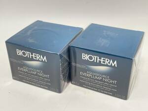 未使用・未開封★2点セット♪BIOTHERM【ビオテルム】アクアスルス エバープランプ ナイトマスク 75ml 5000円 パック #143858-13　在多