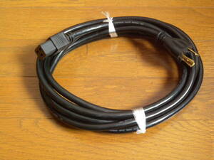 Volex 250V-20A電源コード 12AWG(3.3sq) 引掛NEMA L6-20 & IEC C19プラグ付き 約4M 未使用・無通電【送料込み】