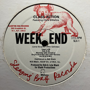 Class Action Featuring Chris Wiltshire / Weekend [Sleeping Bag Records SLX-1] リイシュー盤