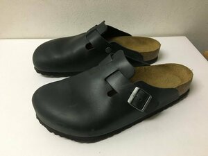 ◆BIRKENSTOCK ビルケンシュトック BOSTON ボストン レザー サンダル 黒系 サイズ44　28.5cm