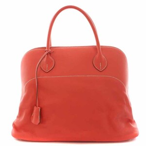 エルメス HERMES ボリードリラックス35S ハンドバッグ レザー カデナ □P刻印 ローズジャイプール /YI19 ■OH レディース