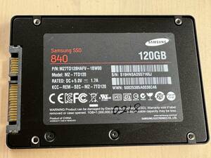 SAMSUNG SSD120GB【動作確認済み】0218　