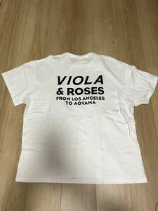 VIOLA AND ROSES × mr. gentleman Tシャツ XL viola and roses ミスタージェントルマン