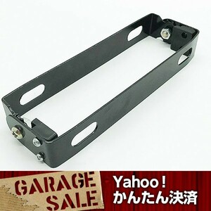 即決 バイク汎用 カスタムナンバーステー 黒 バイクのカスタムに！ 送料250円