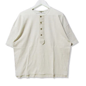 Nigel Cabourn ナイジェルケーボン 半袖Tシャツ 80340021008 BIG HENLEY T-SHIRT アイボリー 48 27105729