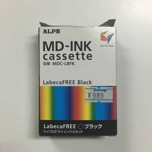ALPS マイクロドライ インクカセット　MDC-LBFK ブラック