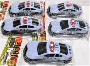 パトカー 警視庁 110 POLICE パトロールカー プルバックカー ミニカー 5台セット 未開封品