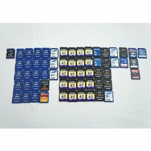 1円【ジャンク】TOSHIBA、Lexar など 東芝、レキサーなど/SDカード 約60枚セット 1GB～32GB/67