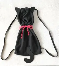 KALDI　黒猫ナップサック
