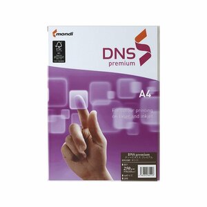 コピー用紙 DNS premium A4 250g/m2 24枚 DNS105 厚さ 0.333mm