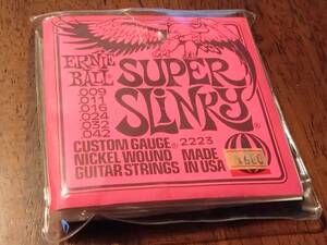 ◎ERNIE BALL アーニーボール 09-42 Super Slinky 2223 エレキギター弦　未使用　+　YAMAHA010