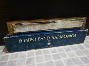 #217　TOMBO BAND HARMONICA トンボ 　複音ハーモニカ　28TONES　元箱入り