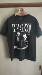 ハードコアチョコレート　半袖　Tシャツ　Lサイズ　中古　オール阪神、巨人　小さな穴有り　発送まで一週間くらいかかります。