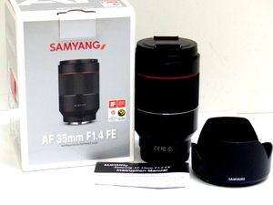 【844】 SAMYANG サムヤン AF 35mm F1.4 FE ソニー Eマウント 単焦点広角レンズ