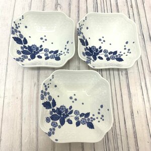 s001 K4 保管品 ウェッジウッド ストロベリーブルーム インディゴ 盛皿 直径約14cm WEDGWOOD STRAWBERRY BLOOM INDIGO 洋食器 中古