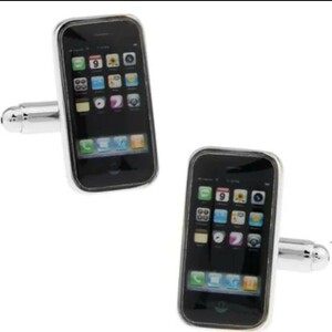 iPhone　スマートフォン型　カフスボタン　カフリンクス