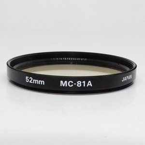 ACB6371　色温度補正 11068　フィルター　52mm MC-81A　