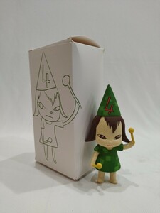 【模写】奈良美智 Yoshitomo Nara No.4 木 フィギュア Hand Painted acrylic on wood 15CM