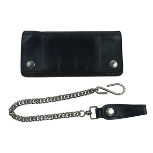 TENDERLOIN テンダーロイン PORTER ポーター T-WALLET CHAIN レザー ウォレット ウォレットチェーン ブラック系【中古】