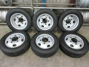 送料無料　スタッドレス　205/70R16　TOYO　M935　20年　バリ溝　三菱キャンター　ふそう　新車外しXAC16×5.5K　5穴　現状美品　6本セット