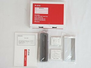 2581【未使用 ドコモ 携帯電話 P-01H ホワイト フィーチャーフォン ガラケー 携帯 FOMA】