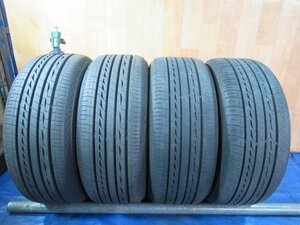 激安売切宣言！555円～！エア漏れ点検済み！高級タイヤ！ BRIDGESTONE REGNO GR-XⅡ 225/50R17 98V 中古4本セット！T008356