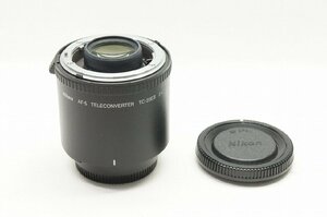 【適格請求書発行】美品 Nikon ニコン Ai AF-S TELE CONVERTER TC-20E II 2x テレコンバーター【アルプスカメラ】231229f