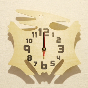 恐竜 時計 #5 プテラノドン 壁掛け時計 置時計 木工 アート クラフト クリエイター デザイン 恐竜時計 模型 図鑑