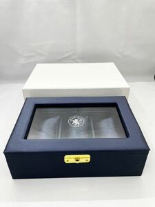 未使用品　グランドセイコー 特製ボックス　ネイビー　時計BOX 3本用　非売品 時計ケース GRAND SEIKO 60周年　スプリングドライブ　箱