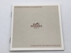 HERMES　エルメス　本物　無記名ギャランティ