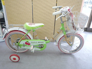 希少！昭和 レトロ 山口ベニーサイクル 16インチ 子供用自転車 アップルベニー16 C-U 16B やまぐちりんごシリーズ デッドストック品 札幌市