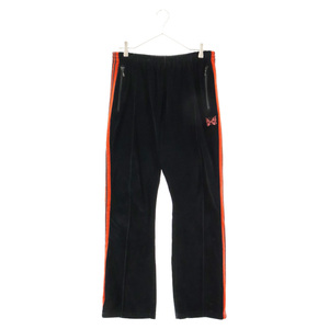 Needles ニードルス Narrow Track Pant C Pe Velour ナロートラックパンツ ベロア ブラック FK198