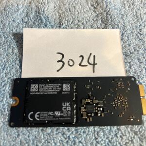 Apple純正SSD 256GB/SAMSUNG/ MZ-KPW2560/0A3 (3024）